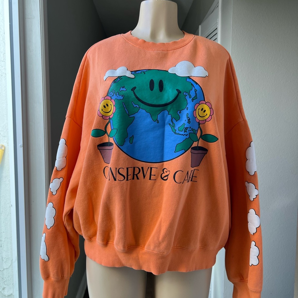 PacSun Bright Orange Eco-Friendly Top
